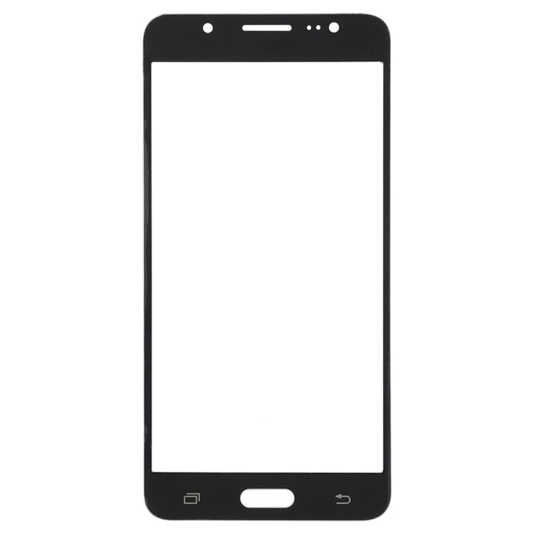 For Samsung Galaxy J5 (2016) / J510FN / J510F / J510G / J510Y / J510M 10pcs Front Screen Outer Glass Lens (Black) - Outer Glass Lens by buy2fix | Online Shopping UK | buy2fix