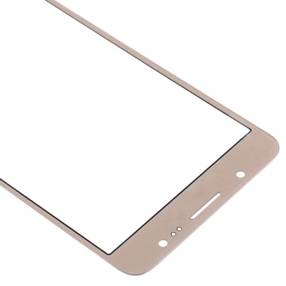 For Samsung Galaxy J5 (2016) / J510FN / J510F / J510G / J510Y / J510M 10pcs Front Screen Outer Glass Lens (Gold) - Outer Glass Lens by buy2fix | Online Shopping UK | buy2fix