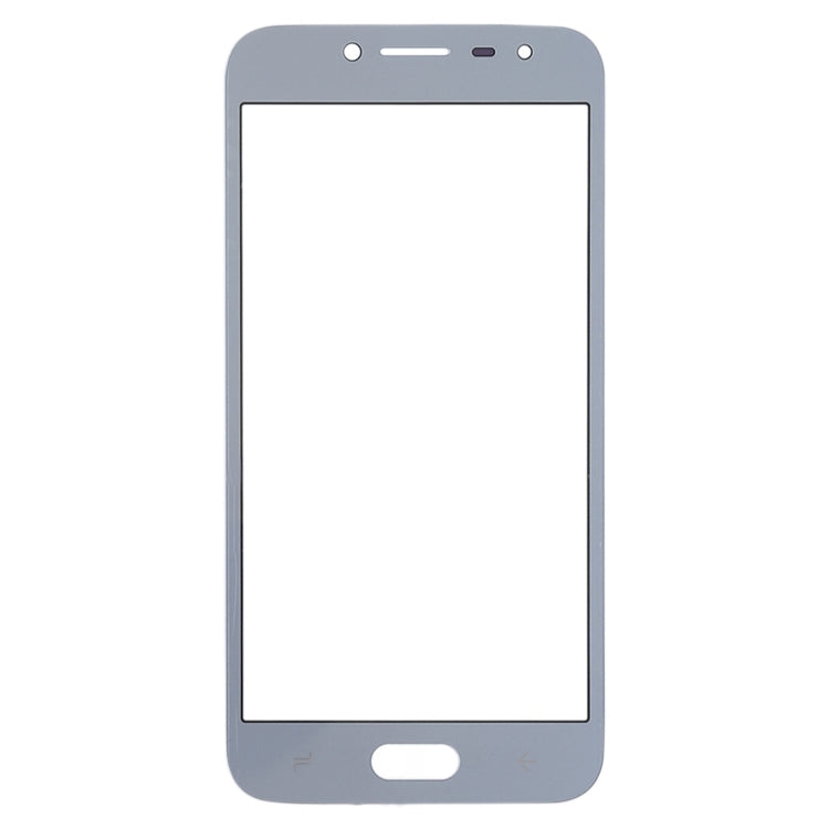 For Samsung Galaxy J2 Pro (2018), J250F/DS 10pcs Front Screen Outer Glass Lens (Grey) - Outer Glass Lens by buy2fix | Online Shopping UK | buy2fix