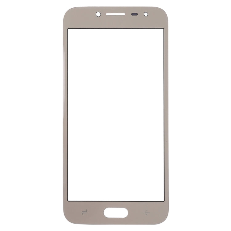 For Samsung Galaxy J2 Pro (2018), J250F/DS 10pcs Front Screen Outer Glass Lens (Gold) - Outer Glass Lens by buy2fix | Online Shopping UK | buy2fix