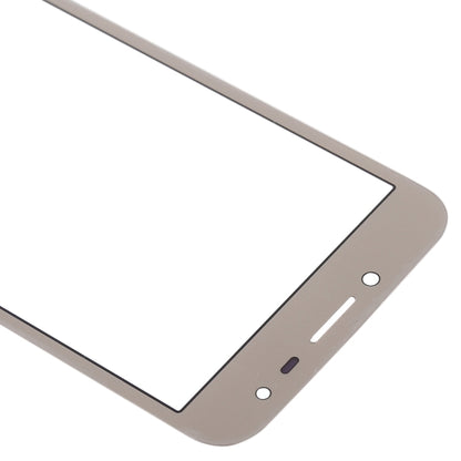 For Samsung Galaxy J2 Pro (2018), J250F/DS 10pcs Front Screen Outer Glass Lens (Gold) - Outer Glass Lens by buy2fix | Online Shopping UK | buy2fix