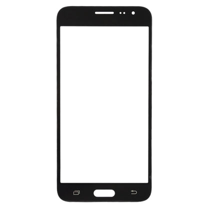 For Samsung Galaxy J3 (2016) / J320FN / J320F / J320G / J320M / J320A / J320V / J320P 10pcs Front Screen Outer Glass Lens (Black) - Outer Glass Lens by buy2fix | Online Shopping UK | buy2fix