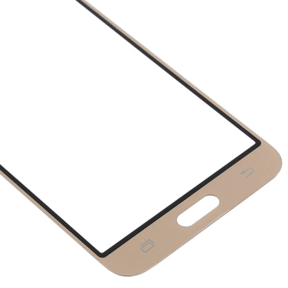 For Samsung Galaxy J3 (2016) / J320FN / J320F / J320G / J320M / J320A / J320V / J320P 10pcs Front Screen Outer Glass Lens (Gold) - Outer Glass Lens by buy2fix | Online Shopping UK | buy2fix