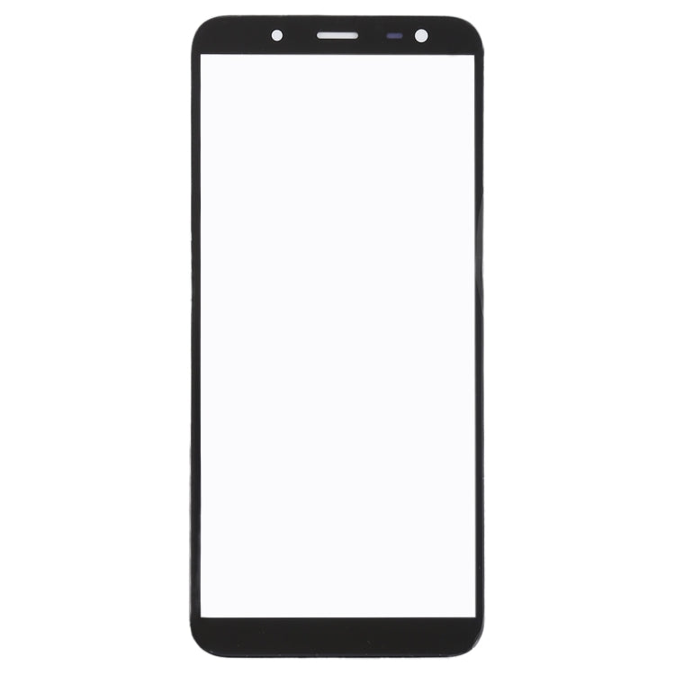 For Samsung Galaxy J6, J600F/DS, J600G/DS  10pcs Front Screen Outer Glass Lens (Black) - Outer Glass Lens by buy2fix | Online Shopping UK | buy2fix