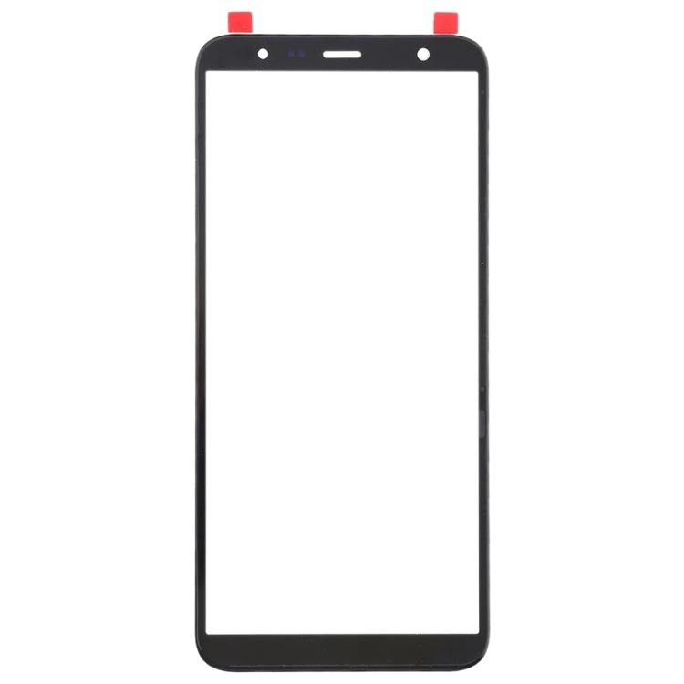 For Samsung Galaxy J4+ / J6+ / J610  10pcs Front Screen Outer Glass Lens (Black) - Outer Glass Lens by buy2fix | Online Shopping UK | buy2fix