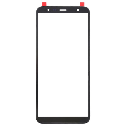 For Samsung Galaxy J4+ / J6+ / J610  10pcs Front Screen Outer Glass Lens (Black) - Outer Glass Lens by buy2fix | Online Shopping UK | buy2fix