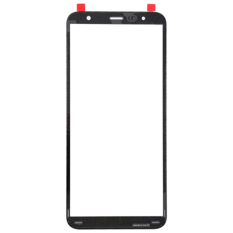 For Samsung Galaxy J4+ / J6+ / J610  10pcs Front Screen Outer Glass Lens (Black) - Outer Glass Lens by buy2fix | Online Shopping UK | buy2fix