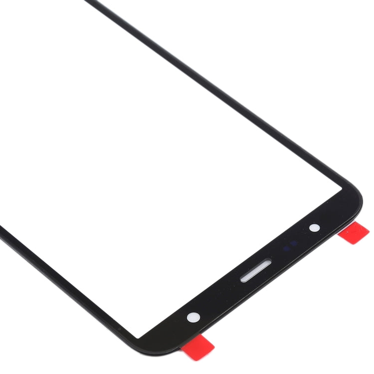 For Samsung Galaxy J4+ / J6+ / J610  10pcs Front Screen Outer Glass Lens (Black) - Outer Glass Lens by buy2fix | Online Shopping UK | buy2fix