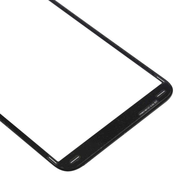 For Samsung Galaxy J4+ / J6+ / J610  10pcs Front Screen Outer Glass Lens (Black) - Outer Glass Lens by buy2fix | Online Shopping UK | buy2fix