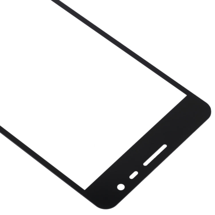 For Samsung Galaxy J3 Pro / J3110 10pcs Front Screen Outer Glass Lens (Black) - Outer Glass Lens by buy2fix | Online Shopping UK | buy2fix