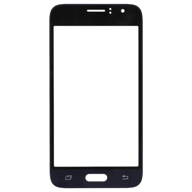For Samsung Galaxy J1 (2016) / J120 10pcs Front Screen Outer Glass Lens (Black) - Outer Glass Lens by buy2fix | Online Shopping UK | buy2fix