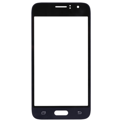 For Samsung Galaxy J1 (2016) / J120 10pcs Front Screen Outer Glass Lens (Black) - Outer Glass Lens by buy2fix | Online Shopping UK | buy2fix