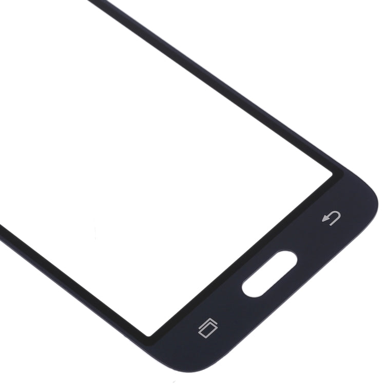 For Samsung Galaxy J1 (2016) / J120 10pcs Front Screen Outer Glass Lens (Black) - Outer Glass Lens by buy2fix | Online Shopping UK | buy2fix