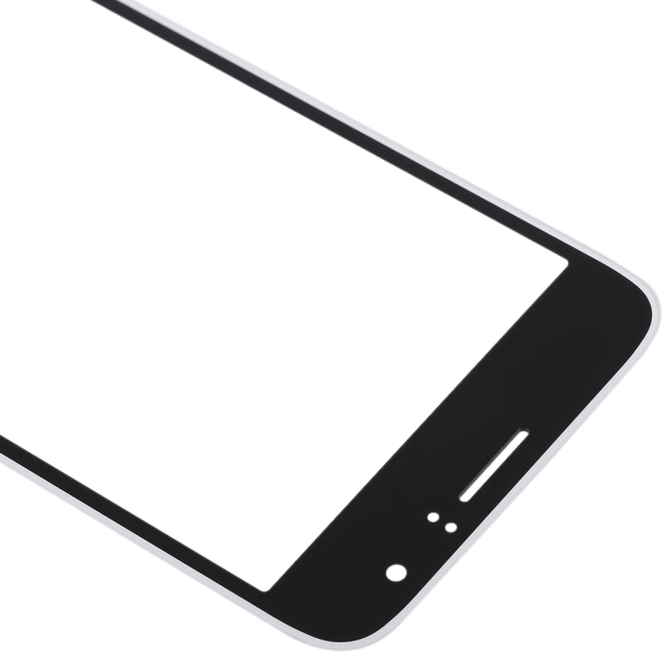 For Samsung Galaxy J1 (2016) / J120 10pcs Front Screen Outer Glass Lens (White) - Outer Glass Lens by buy2fix | Online Shopping UK | buy2fix