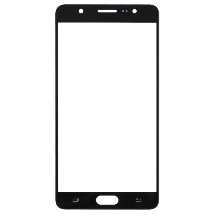 For Samsung Galaxy J7 Max 10pcs Front Screen Outer Glass Lens (Black) - Outer Glass Lens by buy2fix | Online Shopping UK | buy2fix