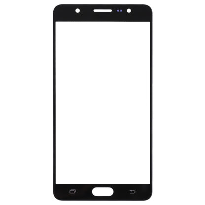 For Samsung Galaxy J7 Max 10pcs Front Screen Outer Glass Lens (Black) - Outer Glass Lens by buy2fix | Online Shopping UK | buy2fix