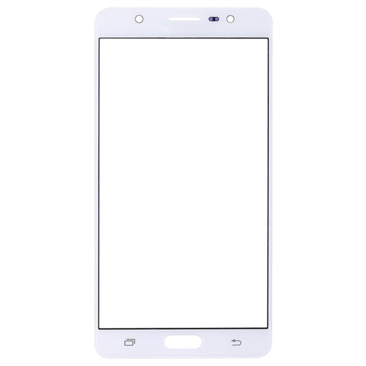 For Samsung Galaxy J7 Max 10pcs Front Screen Outer Glass Lens (White) - Outer Glass Lens by buy2fix | Online Shopping UK | buy2fix