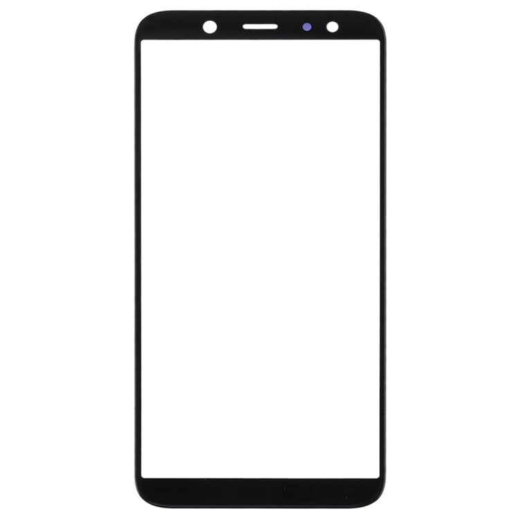 For Samsung Galaxy A6 (2018)  10pcs Front Screen Outer Glass Lens (Black) - Outer Glass Lens by buy2fix | Online Shopping UK | buy2fix