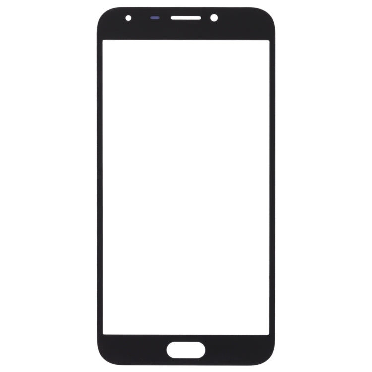 For Samsung Galaxy J4 (2018) 10pcs Front Screen Outer Glass Lens (Black) - Outer Glass Lens by buy2fix | Online Shopping UK | buy2fix