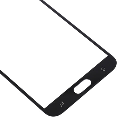 For Samsung Galaxy J4 (2018) 10pcs Front Screen Outer Glass Lens (Black) - Outer Glass Lens by buy2fix | Online Shopping UK | buy2fix
