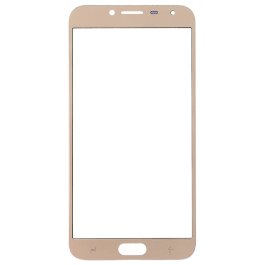 For Samsung Galaxy J4 (2018) 10pcs Front Screen Outer Glass Lens (Gold) - Outer Glass Lens by buy2fix | Online Shopping UK | buy2fix