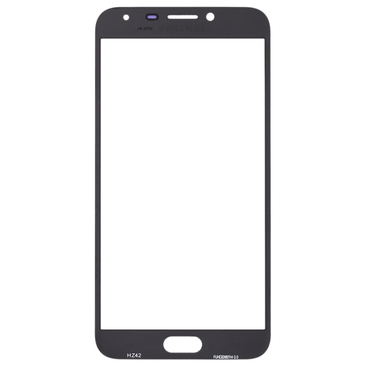 For Samsung Galaxy J4 (2018) 10pcs Front Screen Outer Glass Lens (Blue) - Outer Glass Lens by buy2fix | Online Shopping UK | buy2fix