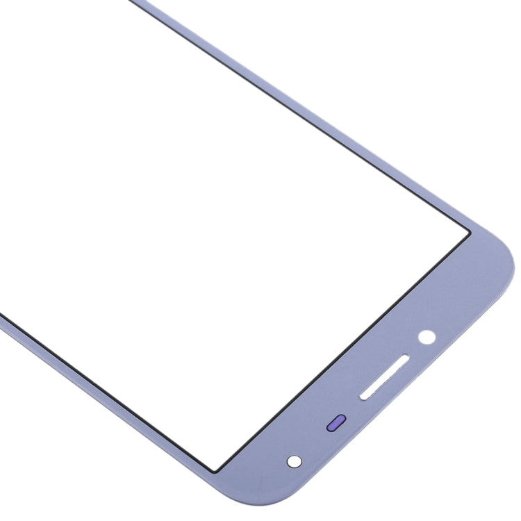 For Samsung Galaxy J4 (2018) 10pcs Front Screen Outer Glass Lens (Blue) - Outer Glass Lens by buy2fix | Online Shopping UK | buy2fix