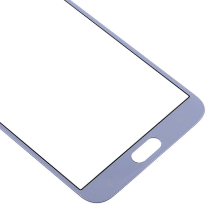 For Samsung Galaxy J4 (2018) 10pcs Front Screen Outer Glass Lens (Blue) - Outer Glass Lens by buy2fix | Online Shopping UK | buy2fix