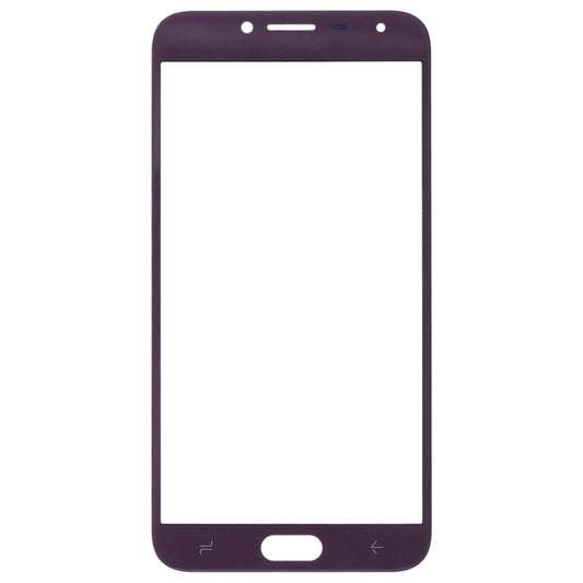 For Samsung Galaxy J4 (2018) 10pcs Front Screen Outer Glass Lens (Purple) - Outer Glass Lens by buy2fix | Online Shopping UK | buy2fix