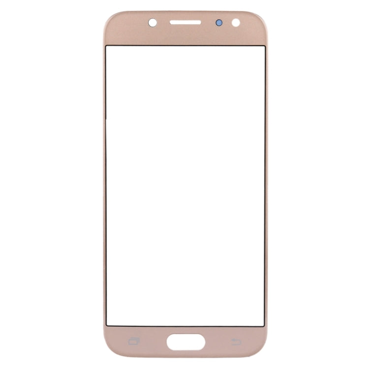 For Samsung Galaxy J7 (2017) / J730 10pcs Front Screen Outer Glass Lens (Gold) - Outer Glass Lens by buy2fix | Online Shopping UK | buy2fix