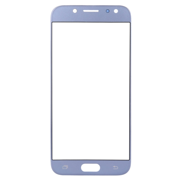 For Samsung Galaxy J3 (2017) / J330 10pcs Front Screen Outer Glass Lens (Blue) - Outer Glass Lens by buy2fix | Online Shopping UK | buy2fix