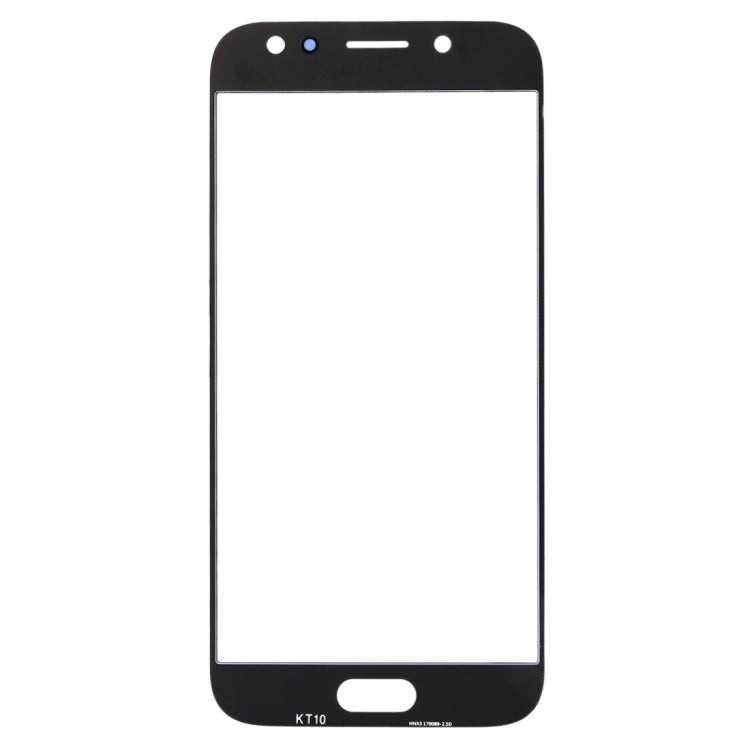 For Samsung Galaxy J3 (2017) / J330 10pcs Front Screen Outer Glass Lens (Blue) - Outer Glass Lens by buy2fix | Online Shopping UK | buy2fix