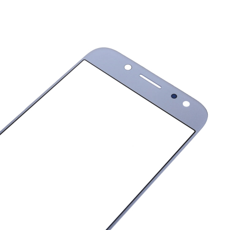 For Samsung Galaxy J3 (2017) / J330 10pcs Front Screen Outer Glass Lens (Blue) - Outer Glass Lens by buy2fix | Online Shopping UK | buy2fix