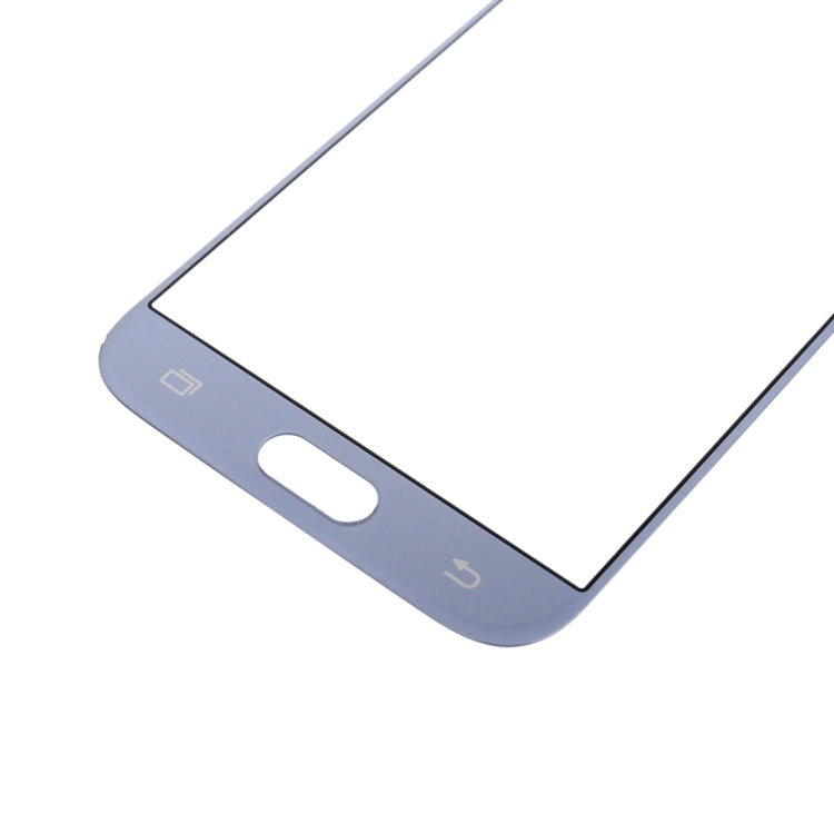 For Samsung Galaxy J3 (2017) / J330 10pcs Front Screen Outer Glass Lens (Blue) - Outer Glass Lens by buy2fix | Online Shopping UK | buy2fix