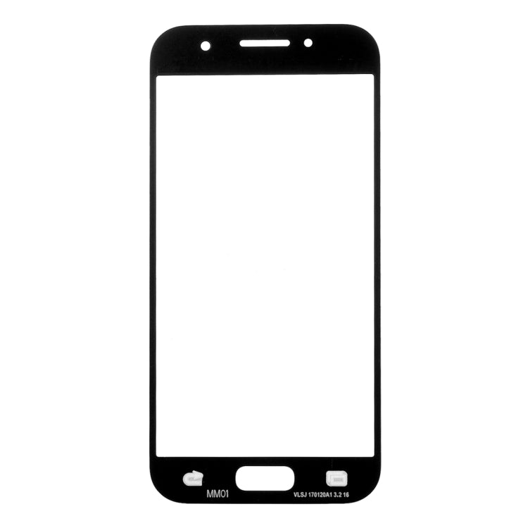 For Samsung Galaxy A5 (2017) / A520 10pcs Front Screen Outer Glass Lens (Black) - Outer Glass Lens by buy2fix | Online Shopping UK | buy2fix