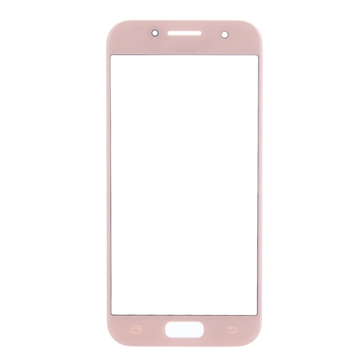 For Samsung Galaxy A5 (2017) / A520 10pcs Front Screen Outer Glass Lens (Pink) - Outer Glass Lens by buy2fix | Online Shopping UK | buy2fix