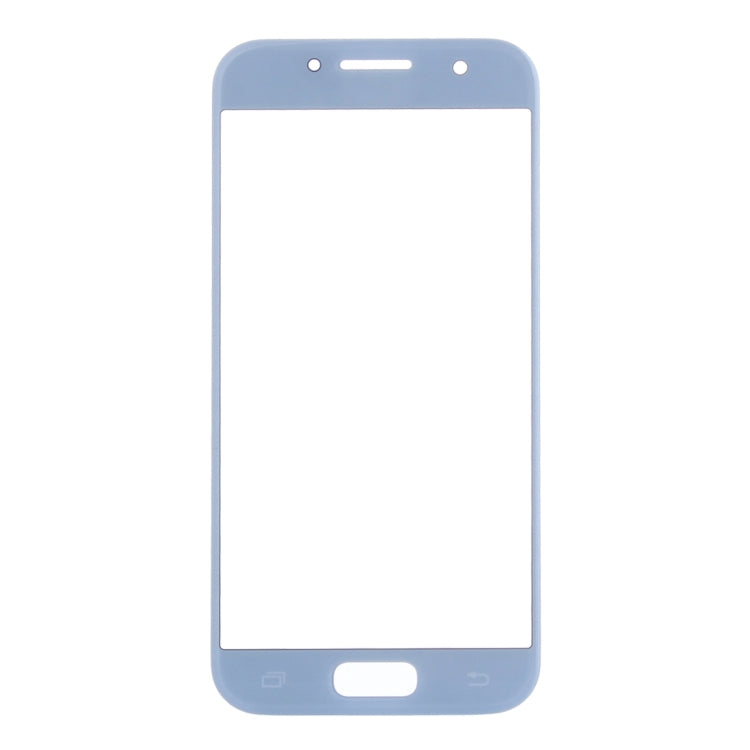 For Samsung Galaxy A5 (2017) / A520 10pcs Front Screen Outer Glass Lens (Blue) - Outer Glass Lens by buy2fix | Online Shopping UK | buy2fix