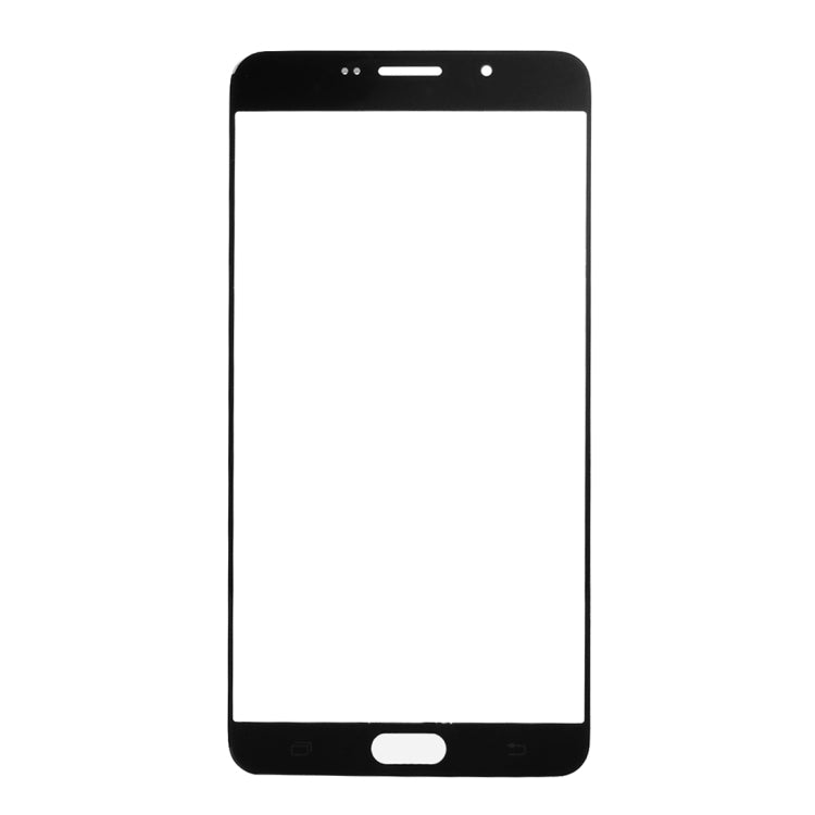 For Samsung Galaxy A9 (2016) / A900 10pcs Front Screen Outer Glass Lens (Black) - Outer Glass Lens by buy2fix | Online Shopping UK | buy2fix