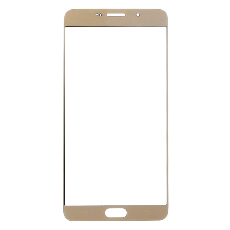 For Samsung Galaxy A9 (2016) / A900 10pcs Front Screen Outer Glass Lens (Gold) - Outer Glass Lens by buy2fix | Online Shopping UK | buy2fix