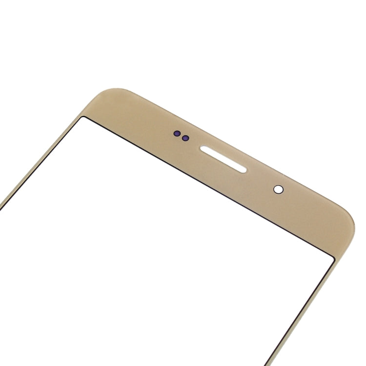 For Samsung Galaxy A9 (2016) / A900 10pcs Front Screen Outer Glass Lens (Gold) - Outer Glass Lens by buy2fix | Online Shopping UK | buy2fix