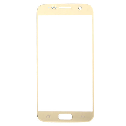For Samsung Galaxy S7 / G930 10pcs Front Screen Outer Glass Lens (Gold) - Outer Glass Lens by buy2fix | Online Shopping UK | buy2fix
