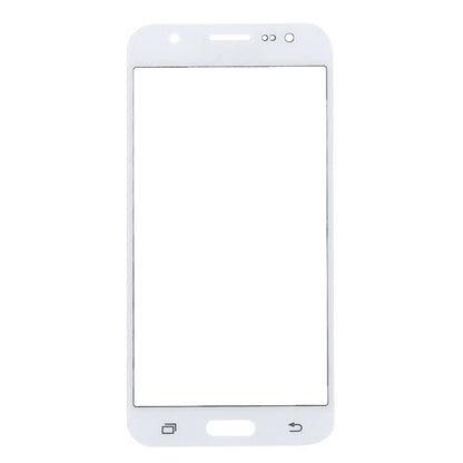 For Samsung Galaxy J7 / J700 10pcs Front Screen Outer Glass Lens (White) - Outer Glass Lens by buy2fix | Online Shopping UK | buy2fix