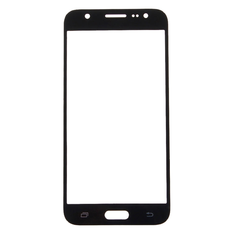 For Samsung Galaxy J5 / J500 10pcs Front Screen Outer Glass Lens (Black) - Outer Glass Lens by buy2fix | Online Shopping UK | buy2fix
