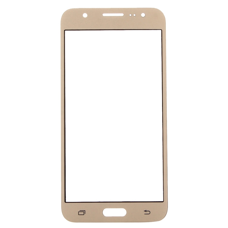 For Samsung Galaxy J5 / J500 10pcs Front Screen Outer Glass Lens (Gold) - Outer Glass Lens by buy2fix | Online Shopping UK | buy2fix