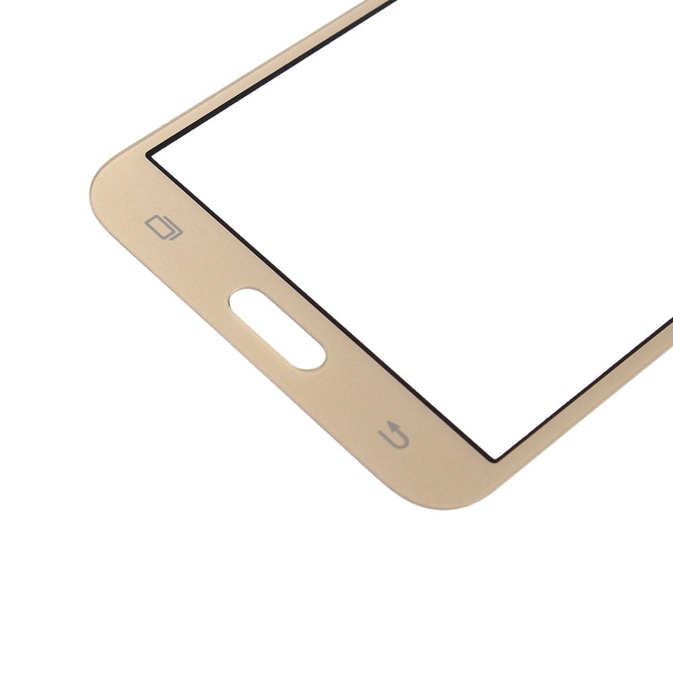 For Samsung Galaxy J5 / J500 10pcs Front Screen Outer Glass Lens (Gold) - Outer Glass Lens by buy2fix | Online Shopping UK | buy2fix
