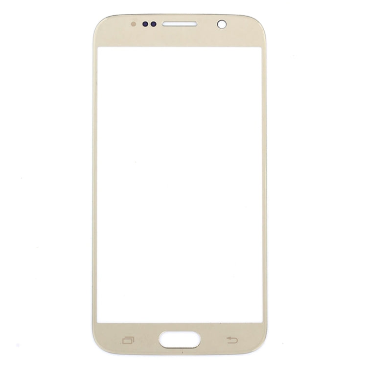 For Samsung Galaxy S6 / G920F 10pcs Front Screen Outer Glass Lens (Gold) - Outer Glass Lens by buy2fix | Online Shopping UK | buy2fix