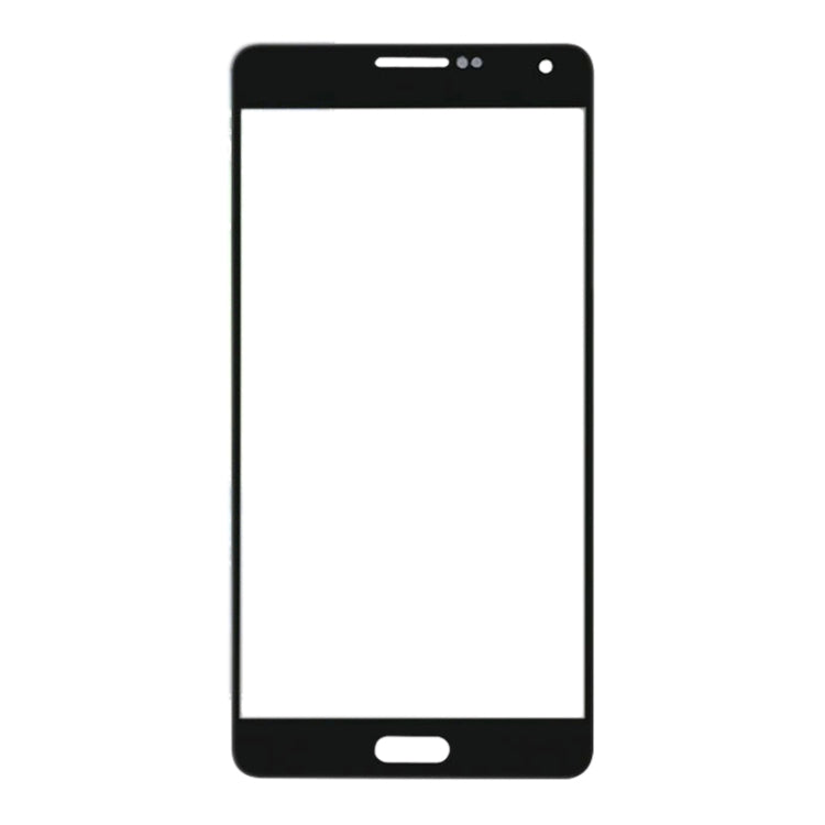 For Samsung Galaxy A7 (2015) 10pcs Front Screen Outer Glass Lens (Black) - Outer Glass Lens by buy2fix | Online Shopping UK | buy2fix