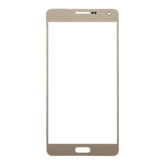 For Samsung Galaxy A7 (2015) 10pcs Front Screen Outer Glass Lens (Gold) - Outer Glass Lens by buy2fix | Online Shopping UK | buy2fix