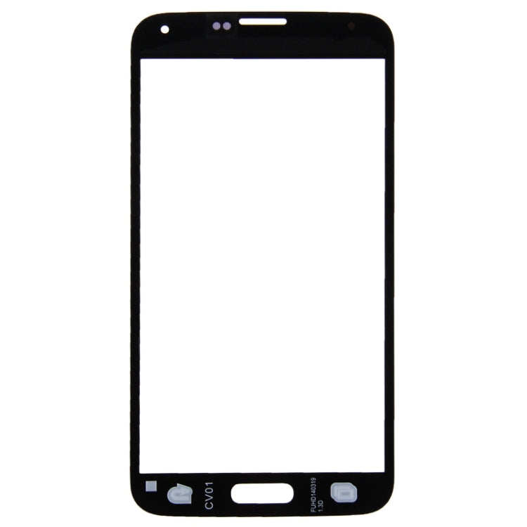 For Samsung Galaxy S5 / G900  10pcs Front Screen Outer Glass Lens (Black) - Outer Glass Lens by buy2fix | Online Shopping UK | buy2fix