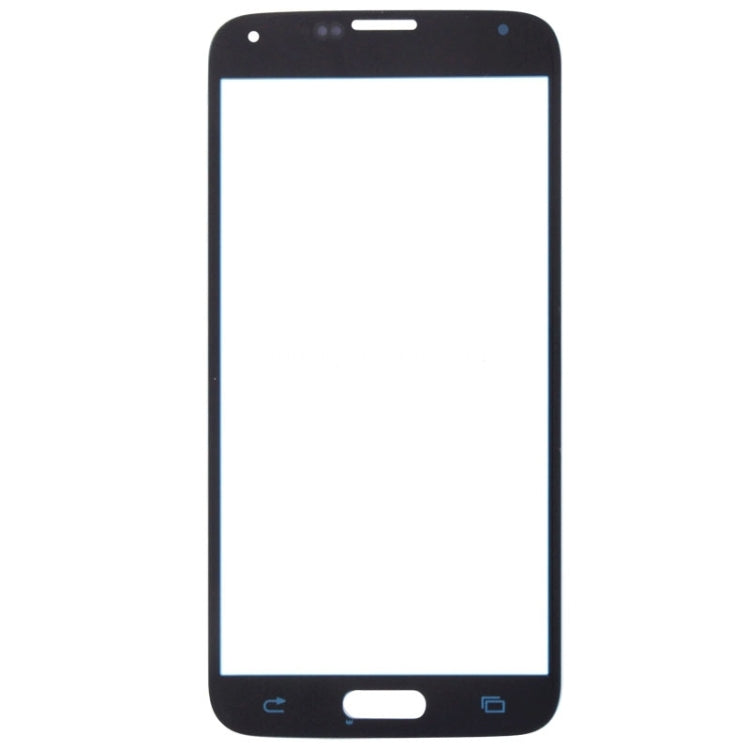For Samsung Galaxy S5 / G900 10pcs Front Screen Outer Glass Lens (Dark Blue) - Outer Glass Lens by buy2fix | Online Shopping UK | buy2fix